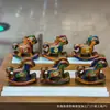 Caballo de Madera Arcoíris Tiene Dinero Accesorios DIY Pulsera de Cuerda Tejida a Mano Colgante de Collar Artículo de Cuerda Manual