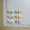 Acessórios Coloridos de Resina com Gradiente de Estrela de Cinco Pontas Feitos à Mão DIY Cola de Chantilly Capa de Celular Crocs Bolsa Ímã de Geladeira