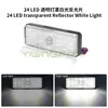 Luz de Freno para Pedal de Vehículo Eléctrico 24 LED Luz Trasera Señalizador de Giro Luz de Dirección Luz Lateral de Camión Reflector Reflector