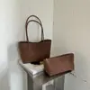 Bolsa tote de gran capacidad para el uso diario, bolso de hombro simple para mujer, bolso de mano moderno y elegante de moda coreana