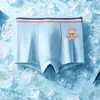 Ropa interior para niños, Malla de seda helada, Nuevo estilo de verano, Delgado Estampado de dibujos animados, Calzoncillos tipo bóxer para niños medianos y grandes, Pantalones cortos de boxeador para estudiantes