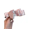 Pinza Banana de Satín con Lunares de Alta Gama Estilo Coreano para Mujer, Pasador para la Parte Trasera de la Cabeza, Accesorio para el Cabello, Pinza para Cola de Caballo, Pinza Vertical, Adorno para el Cabello, Pinza de Garra