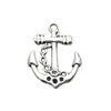 20 Tipos de Acessórios para Joias DIY, Materiais Artesanais, Pingentes de Pulseira de Âncora e Roda de Navio Vintage, Série Marinha Popular de Vendas Quentes no Comércio Exterior Transfronteiriço