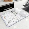 Tapete Secador para Máquina de Café Fresco Mesa de Centro da Sala de Estar Porta-copos Absorvente Cozinha Bar Isolamento Térmico Tapete Drenante de Diatomito