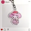 Colgante Transparente Lindo de Doble Cara con Temática de Sanrio Acrílico Dibujo Animado Anime Accesorio Estilo Ins Llavero para Bolsa