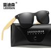 Nuevas gafas de sol polarizadas para hombre y mujer, clásicas, con película de color, con base de bambú Moso. Gafas de bambú transfronterizas de AliExpress 2842.