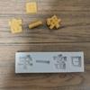 Molde de silicona grande estilo chino para insertar tarjetas de palabras de pastel de Riqueza Diaria, rico en un día, rico en un año, en stock