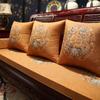 Nuevo cojín de sofá chino de madera de secuoya, funda de cojín de sofá, cama Luohan de madera maciza de alta gama, conjunto de cinco piezas de cojín