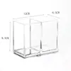 Cartucho de Caneta Acrílico Cartucho de Armazenamento para Caneta Cosmética Padrão Diamante Cartucho de Caneta Transparente Personalidade Criativa Armazenamento para Caneta de Sobrancelha Cartucho de Caneta