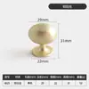 Método de puxar ovo de pombo Francês furo único oval pequena alça de puxar porta de guarda-roupa cor brilhante prata dourado simples gaveta pequena alça