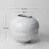 Recipiente para Flores, Prato Redondo, Recipiente Estilo Japonês, Vaso de Flores, Vaso Cerâmico Estilo Chinês para Arranjo Floral, Peça Decorativa, Prato para Flores Ikebana