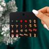 Set de Aretes Navideños Transfronterizos Europeos y Americanos Copo de Nieve Hombre de Jengibre Árbol de Navidad Anciano Reno Fiesta Navideña Navidad