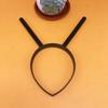 Diadema de Moldeo Único con Cabeza de Cuerno de 2.0 cm y Longitud de Cuerno de 12 cm, Diadema de Plástico con Longitud de Cuerno de 15 cm, Hebilla para Cabeza de Navidad, Versátil