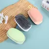 Cepillo de Limpieza para Lavandería con Forma de Concha Cerdas Suaves Fregador Doméstico para Zapatos y Ropa