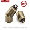 2,6cm Sino de Metal Aberto Sino de Balde Reto Sino de Chifre Retrô Sino para Animal de Estimação Sino de Ferro de Natal com Som Nítido