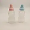 Venta Caliente Transfronteriza Botella de Salsa Linda Cocina Portátil Botella para Salsa Ensalada Especias Mini Tomate Miel Botella Dispensadora de Salsa