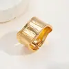 Pulsera Abierta de Aleación Transfronteriza Europea y Americana con Patrón de Ola Irregular, Joyería que No se Desvanece, Pulsera con Patrón de Ola