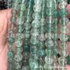 Vendas Diretas da Fábrica Contas Redondas de Fluorita Verde Natural Contas Verdes Morango Fluorescentes Acessórios de Joalheria DIY Produtos Semiacabados Atacado