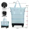 Nueva Bolsa de Viaje de Empalme con Fondo Duro de PC de Gran Capacidad Rueda Universal Viajes de Larga y Corta Distancia Almacenamiento Portátil Bolsa de Equipaje