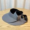 Sombrero protector solar de estilo nuevo 2024 para mujer, profesional, resistente a los rayos UV, con ala grande y parte superior vacía, sin dejar rastro, para hombre.
