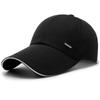 Sombrero de Primavera y Otoño Sombrero de Pesca para Hombres de Mediana Edad y Mayores Parasol Protector Solar Lona Gorra de Ala Extra Larga Algodón Nueva Gorra de Béisbol
