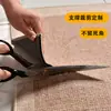 Alfombra de Piso para Cocina del Hogar a Prueba de Manchas Anticaída Almohadilla para Pies Absorbente de Aceite Resistente a la Suciedad Sin Lavado Gruesa Tira Larga Alfombra de Bucle Cortable