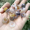 Anillo de ágata natural bonito para correr accesorios estilo chino hecho a mano DIY pulsera de mano Wenwan accesorios fábrica al por mayor