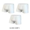 Ropa Interior de Moda para Hombre Tallas Grandes Estilo Europeo y Americano, Venta al por Mayor Transfronteriza Calzoncillos Bóxer de Algodón Puro Color Sólido para Hombre