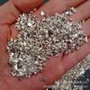 50g 100g Arena Plateada Jinsha Gravilla Arroz Jincai Color DIY Irregular Galvanizado Vidrio de Colores Arena