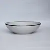 Tigela prato de grés cor fosca lua