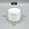 Venta al por mayor de Crema para Ojos Crema Facial Botella de Crema Tarro de Crema Botella Recargable 50g Caja de Doble Capa Sellada Crema de Manos Tarro de Plástico PP