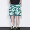 Pantalones cortos de verano para hombre, novedad de 2025, pantalones de playa de secado rápido, holgados, informales, de cinco puntos, para hombre.