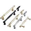 Tirador dorado para cajón de muebles europeos Jane, tirador de puerta de armario francés, tirador de hardware, venta al por mayor, directo de fábrica