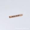 Accesorios equipaje ropa costura letrero de metal letra herrajes etiqueta bolsa letra logotipo dividido letrero