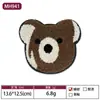 En Stock Múltiples Colores y Especificaciones Oso Bordado Clásico Parche de Oso Bordado para Toalla Accesorios para Ropa Infantil Parche