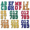 En stock Toalla de Letras de Doble Capa Bordado Parche de Insignia Bordada Pegatina de Tela Accesorios para Ropa Accesorios Suministro Directo de Fábrica