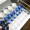 Expositor de cápsulas de café de caja acrílica personalizado, soporte desmontable para cremero de café instantáneo, estante de almacenamiento de cápsulas de café