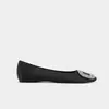 Nuevos Zapatos Planos de Punta Redonda Estilo Francés para Mujer Primavera 2026 con Hebilla Cuadrada y Pedrería, Cómodos Zapatos de Boca Baja para Commuter