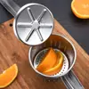 Exprimidor Manual de Limones de Acero Inoxidable 410, Prensa Multifuncional para Jugo de Frutas Específica para Cocina Doméstica