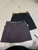 Falda Larga de Lana Informal Versátil Estilo Coreano para Mujer 2026 Otoño/Invierno Nueva Elegante de Color Sólido de Cintura Alta Adelgazante Falda Mini de Línea A