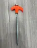 Estacas de Parafuso para Solo Externo Tipo Furadeira Elétrica Estacas de Fixação para Tenda/Cobertura Acampamento Aço Rosqueado à Prova de Vento Estacas de Solo Em Estoque