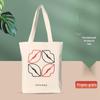 Bolsa de lona portátil bolsa de algodão fabricação logo impresso compras grande capacidade bolsa de ombro publicidade da empresa bolsa de lona