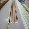 Paneles de Pared de Rejilla de Madera de Bambú Paneles de Pared Sin Costuras Paneles de Techo Pared de Fondo Fibra de Madera de Bambú Chapa de Madera Paneles de Rejilla Cóncavo-Convexo