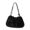 Bolso de Mano de Moda Nuevo con Piel para Otoño e Invierno, Bolso de Hombro de Moda Estilo Retro Europeo y Americano, Bolso Versátil de Alta Gama para el Día a Día