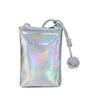 Bolso Pequeño Láser de Moda para Mujer 2024 Nuevo Simple Casual Bolso para Teléfono Móvil Estilo Coreano Estilo Occidental Hombro Cruzado Bolso Casual