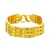 Pulseira de ouro imitação de ouro vietnamita masculina acessórios quentes transfronteiriços loja de ouro mesmo latão banhado a ouro real 24k corrente de relógio