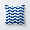 Funda de almohada con estampado de terciopelo de piel de melocotón, Funda de cojín decorativo para sofá, Funda de almohada con escena marina de verano