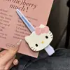 Lindo Clip para el Cabello de Dibujos Animados de Gato y Oso Estilo Japonés, Pinza Grande Larga Puntiaguda para Flequillo Lateral, Accesorio para el Cabello al por Mayor