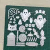 Casa de Halloween Fantasma Murciélago Marco Metal Acero al Carbono Troquel de Corte DIY Troquel de Corte Nuevo Suministro Transfronterizo