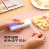 Mini Selladora Portátil Recargable Pequeña para Empaque Doméstico Clip Sellador de Bolsa de Snacks Presionado a Mano